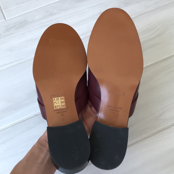 NWOT FRAME leather mules - Picture 5 of 5